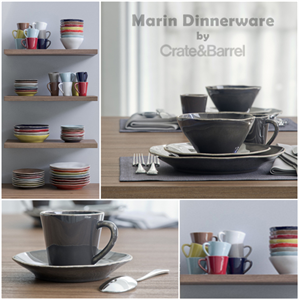 Marin Dinnerware collection by Crate&Barrel